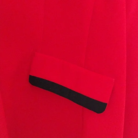 DANNY&NICOLE Blazer Women Size 14 Red - Picture 3 of 7